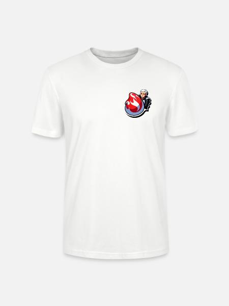 Energie-Flammenfaust - Stanley/Stella Unisex Bio-T-Shirt CRAFTER - Weiß