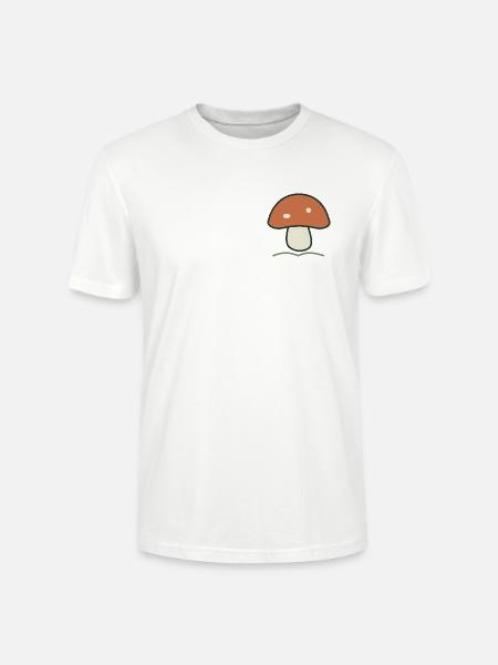 Kleiner Pilz - Stanley/Stella Unisex Bio-T-Shirt CRAFTER - Weiß
