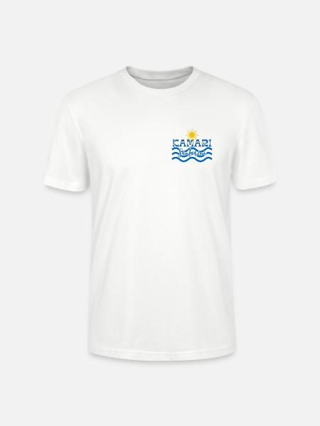 Kamari Santorini Sonnenwellen - Stanley/Stella Unisex Bio-T-Shirt CRAFTER - Weiß