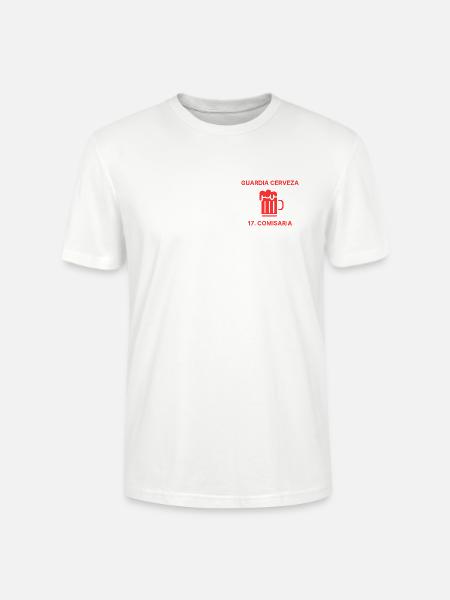 Dein Helfer. Bierkontrolleur vom Revier - Stanley/Stella Unisex Bio-T-Shirt CRAFTER - Weiß