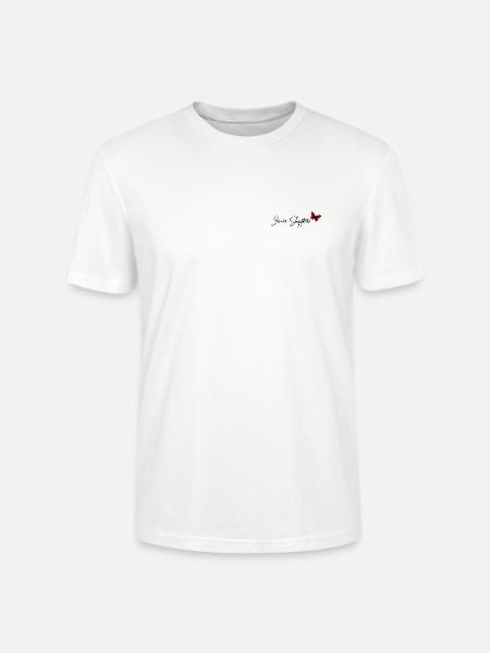 Zemër Shqiptare – Albanisches Herz - Stanley/Stella Unisex Bio-T-Shirt CRAFTER - Weiß