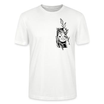 Leaflady - Stanley/Stella Unisex Bio-T-Shirt CRAFTER - Weiß - Vorne - Alina (178cm) & Michal (187cm)