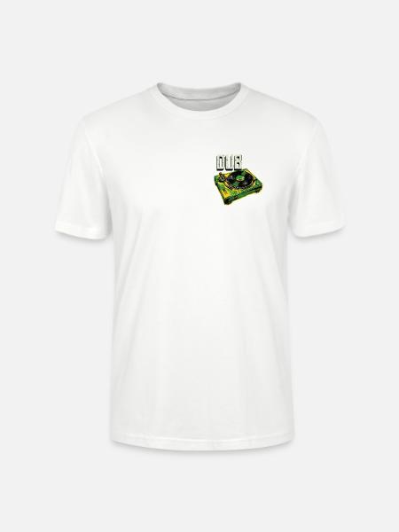 Dub Reggae Plattenspieler - Stanley/Stella Unisex Bio-T-Shirt CRAFTER - Weiß