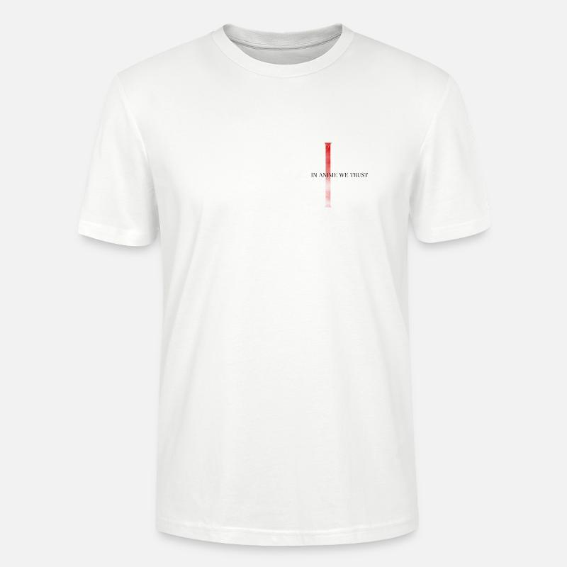 In Anime We Trust - Stanley/Stella Unisex Bio-T-Shirt CRAFTER - Weiß