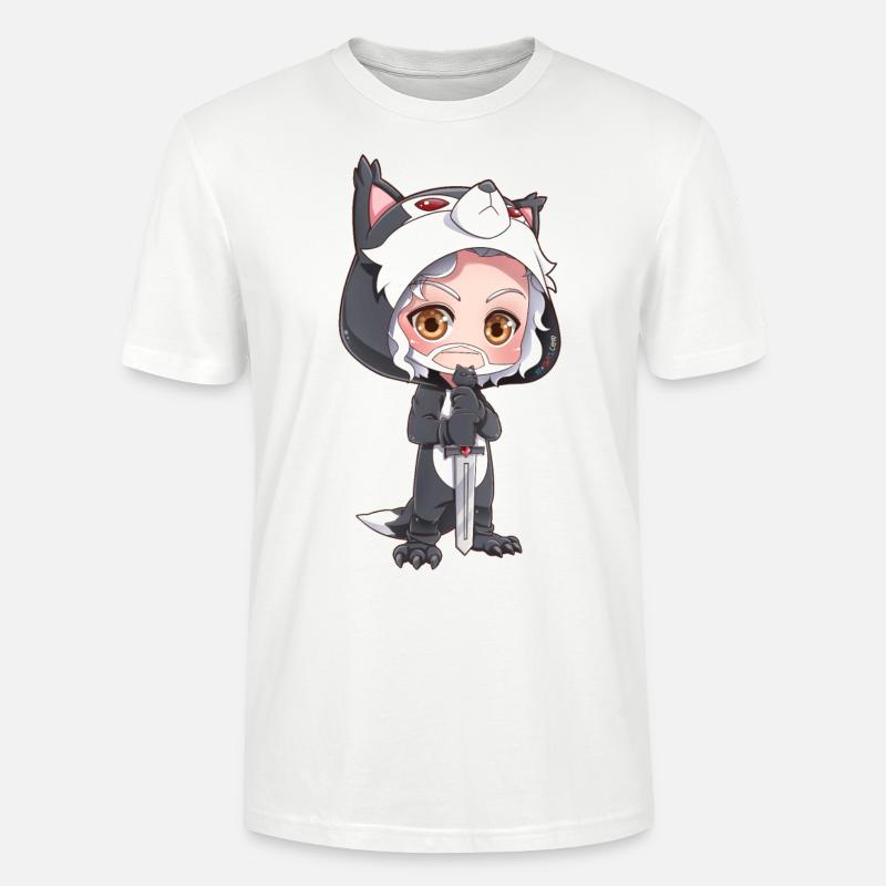 MOSBIES Schattenwolf Cosplay Schwert Geschenk - Stanley/Stella Unisex Bio-T-Shirt CRAFTER - Weiß