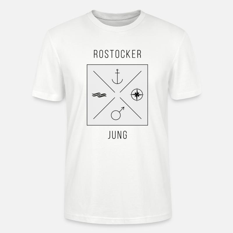 Rostocker Jung - Stanley/Stella Unisex Bio-T-Shirt CRAFTER - Weiß