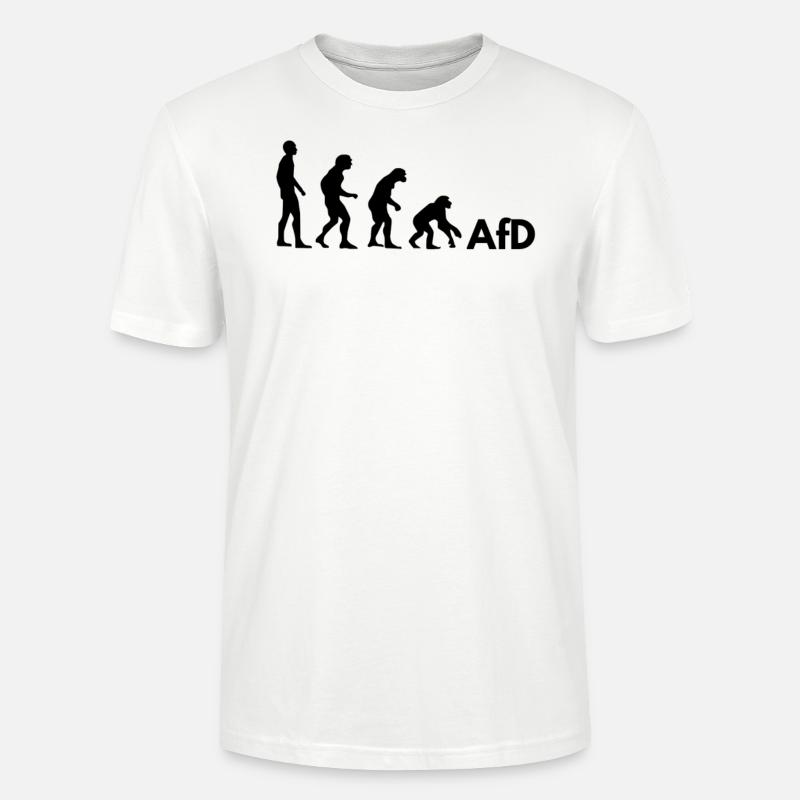 AfD Evolution - Stanley/Stella CRAFTER Unisex Organic T-Shirt - white