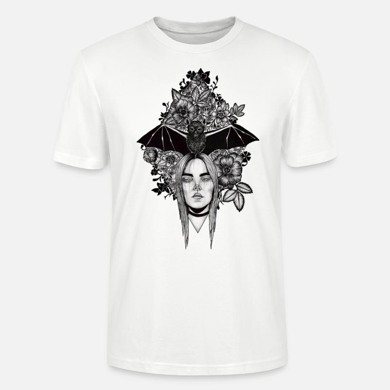 Fledermaus Krone - Stanley/Stella Unisex Bio-T-Shirt CRAFTER - Weiß
