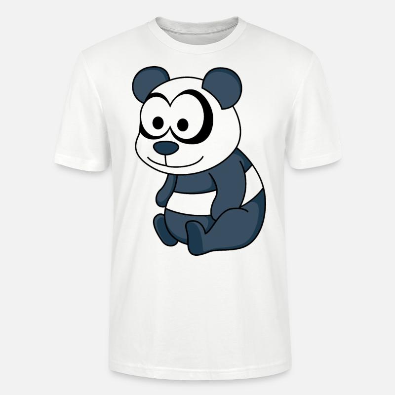 Panda Comic Tier - Stanley/Stella Unisex Bio-T-Shirt CRAFTER - Weiß