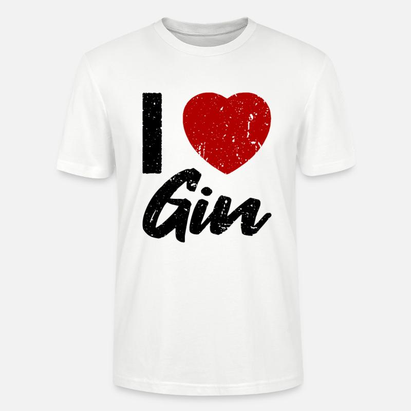 J’adore le Gin - T-shirt bio CRAFTER Stanley Stella Unisexe - blanc