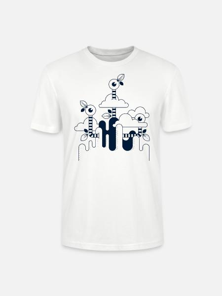 Hills with Eyes - Stanley/Stella Unisex Bio-T-Shirt CRAFTER - Weiß