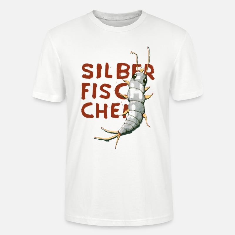 Silberfischchen - Stanley/Stella Unisex Bio-T-Shirt CRAFTER - Weiß