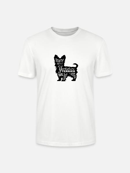 Yorkshire Terrier - Stanley/Stella Unisex Bio-T-Shirt CRAFTER - Weiß