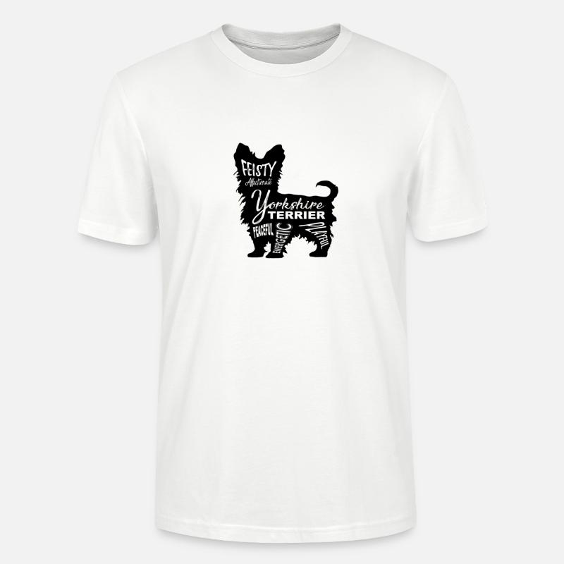 Yorkshire Terrier - Stanley/Stella Unisex Bio-T-Shirt CRAFTER - Weiß