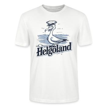 Mouette d’Heligoland - T-shirt bio CRAFTER Stanley Stella Unisexe - blanc - Devant - Alina (178cm) & Michal (187cm)