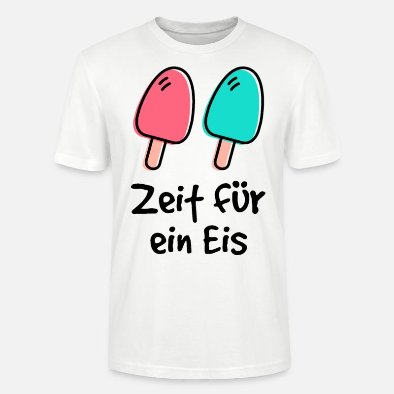 C’est l’heure d’un popsicle ! - T-shirt bio CRAFTER Stanley Stella Unisexe - blanc