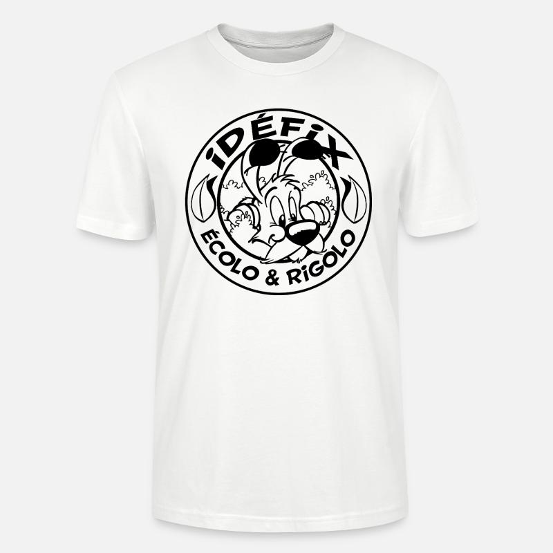 Asterix & Obelix - Idefix Ecolo & Rigolo - Stanley/Stella Unisex Bio-T-Shirt CRAFTER - Weiß