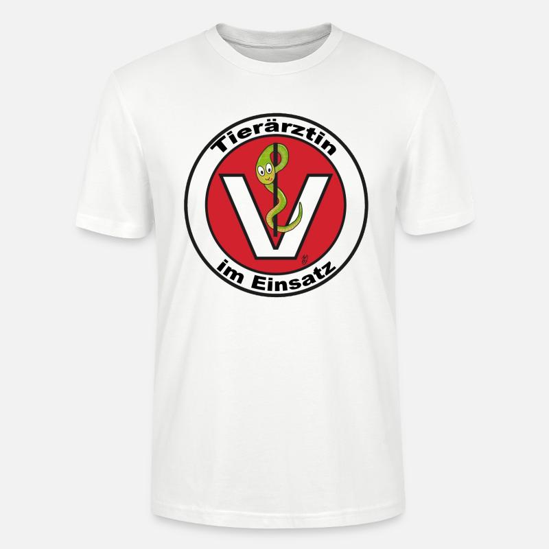 Tierärztin im Einsatz - Stanley/Stella Unisex Bio-T-Shirt CRAFTER - Weiß