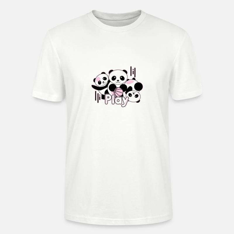 Play Panda - Stanley/Stella Unisex Bio-T-Shirt CRAFTER - Weiß