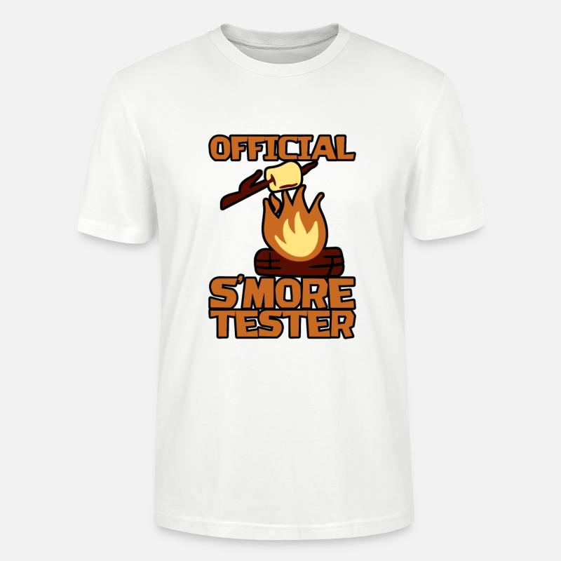 Official S'more Tester - Stanley/Stella Unisex Bio-T-Shirt CRAFTER - Weiß