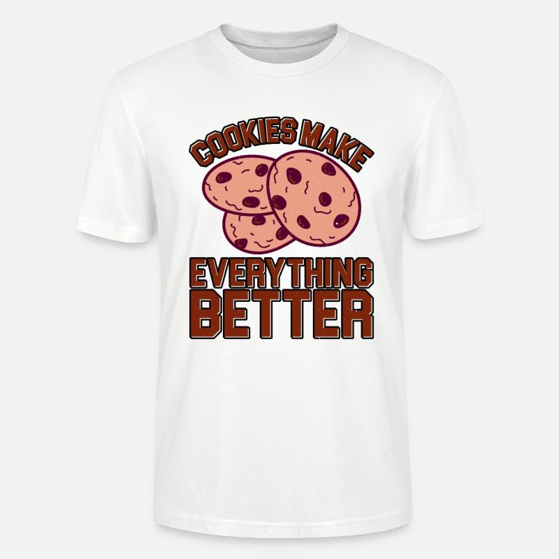 Cookies Make Everything Better 5 - Stanley/Stella Unisex Bio-T-Shirt CRAFTER - Weiß