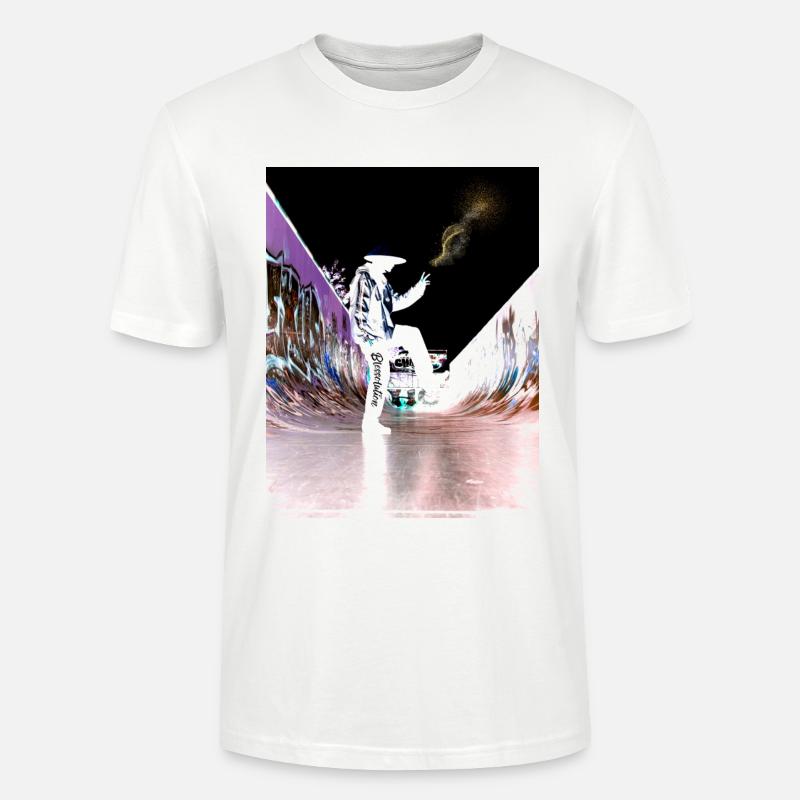 Blessolution « Équilibre » - T-shirt bio CRAFTER Stanley Stella Unisexe - blanc