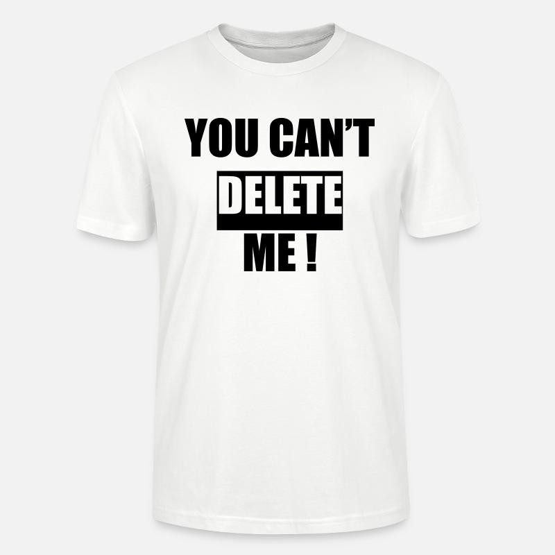 Delete - T-shirt bio CRAFTER Stanley Stella Unisexe - blanc