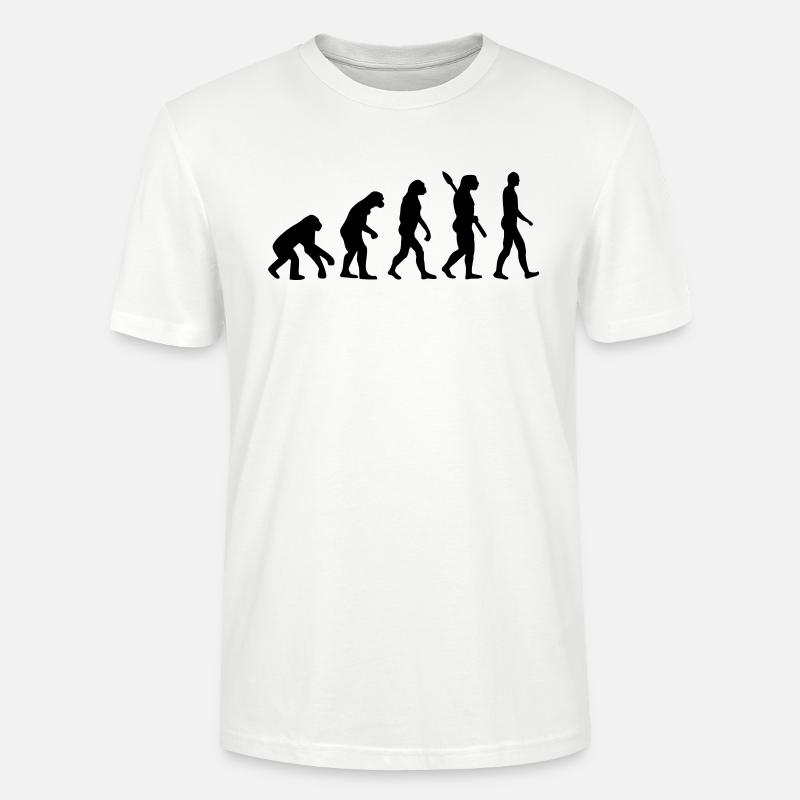 Evolution - Stanley/Stella CRAFTER Unisex Organic T-Shirt - white