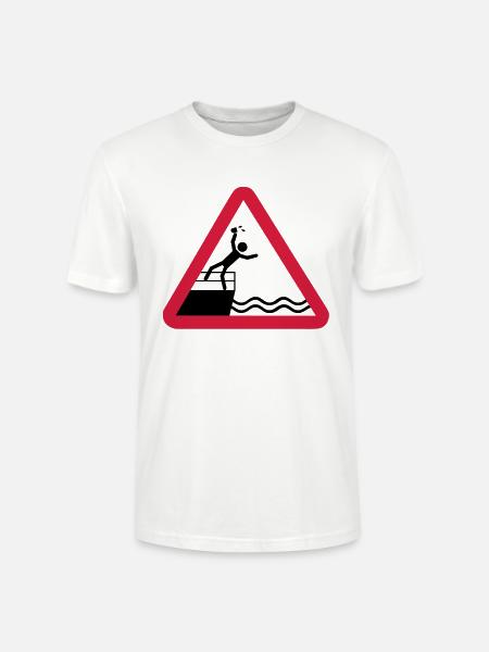 Bitte kein Bier Verschütten! - Stanley/Stella Unisex Bio-T-Shirt CRAFTER - Weiß