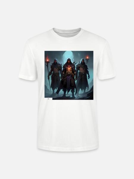 Amis guerriers oubliés - T-shirt bio CRAFTER Stanley Stella Unisexe - blanc