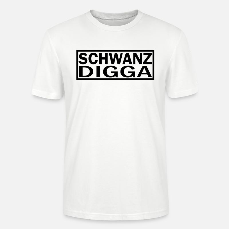 SCHWANZ DIGGA - Stanley/Stella Unisex Bio-T-Shirt CRAFTER - Weiß