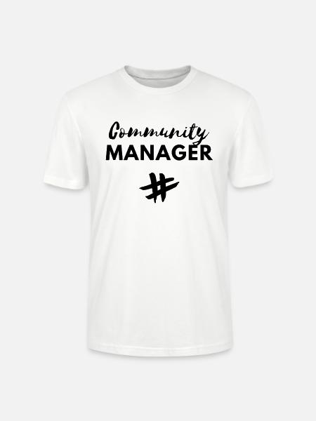 Community manager Social-Media-Manager-Geschenkidee - Stanley/Stella Unisex Bio-T-Shirt CRAFTER - Weiß