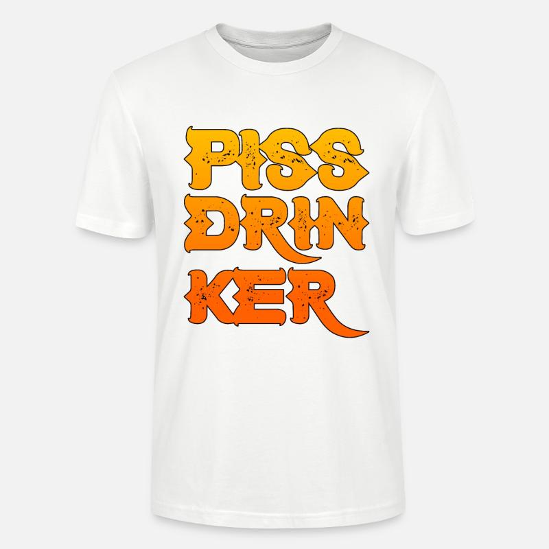 Piss Drinker 27 - Stanley/Stella Unisex Bio-T-Shirt CRAFTER - Weiß