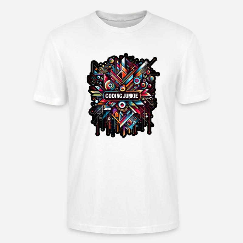Coding Junkie 10 - Stanley/Stella Unisex Bio-T-Shirt CRAFTER - Weiß