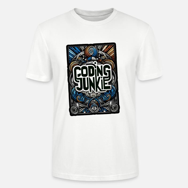 Coding Junkie 14 - Stanley/Stella Unisex Bio-T-Shirt CRAFTER - Weiß
