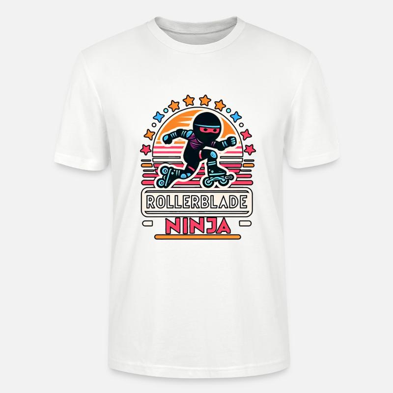 Rollerblade Ninja 7 - T-shirt bio CRAFTER Stanley Stella Unisexe - blanc