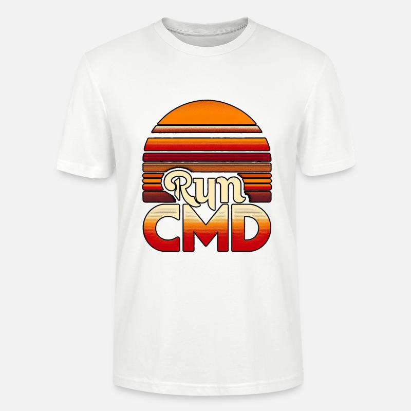 Exécuter Cmd 44 - T-shirt bio CRAFTER Stanley Stella Unisexe - blanc