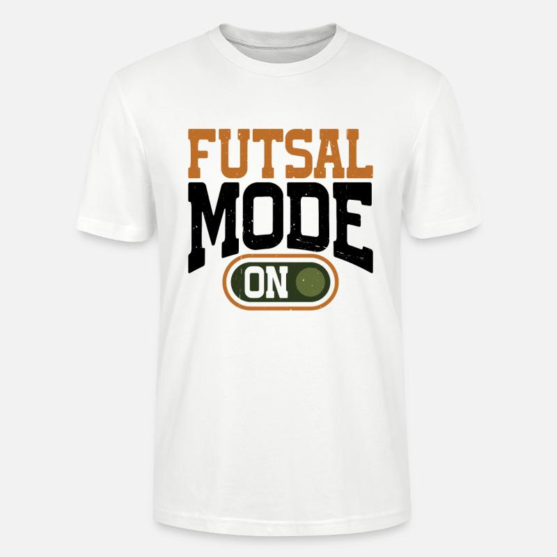 Futsal Mode On 13 - Stanley/Stella Unisex Bio-T-Shirt CRAFTER - Weiß