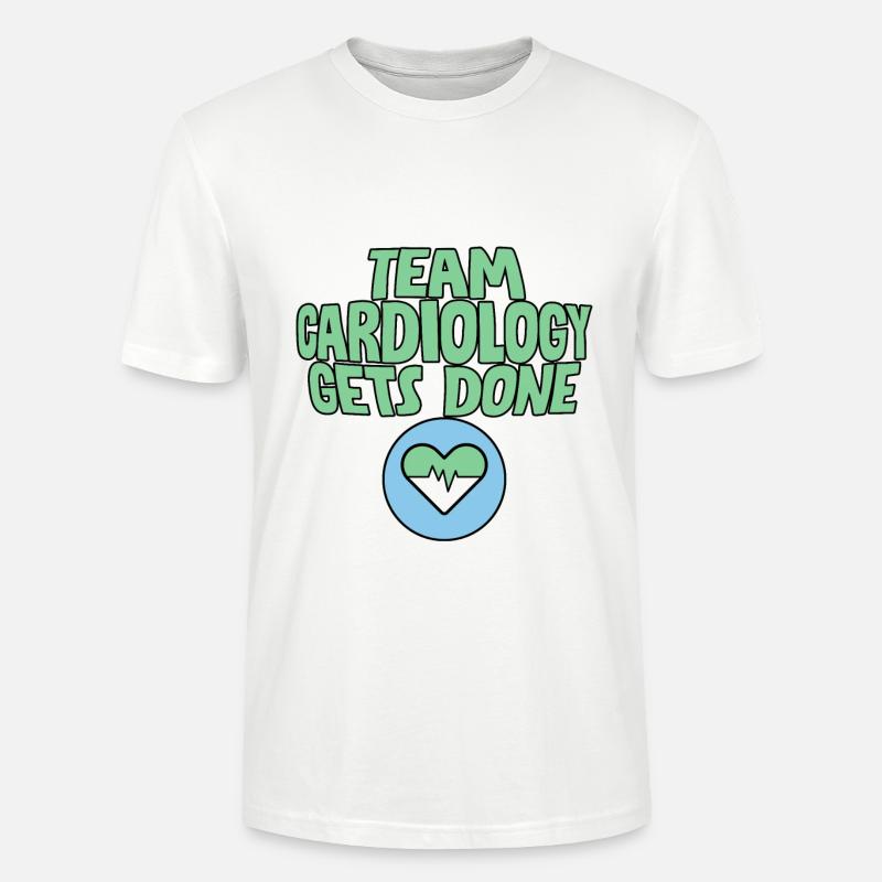Team Cardiology Gets Done 4 - Stanley/Stella Unisex Bio-T-Shirt CRAFTER - Weiß