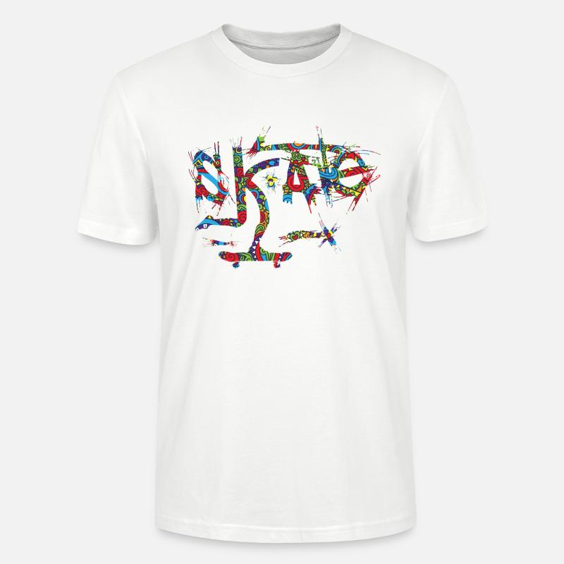 Schlittschuh - Stanley/Stella Unisex Bio-T-Shirt CRAFTER - Weiß