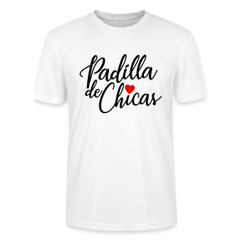 Padilla de Chicas Bride's Gang Bridesmaid Wedding - Stanley/Stella CRAFTER Unisex Organic T-Shirt - white - Front - Alina (178cm) & Michal (187cm)