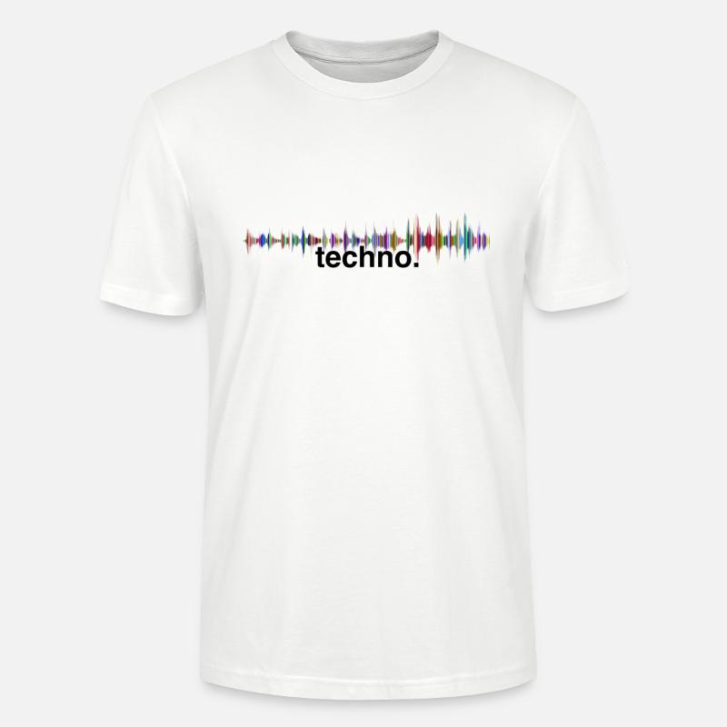 techno - Stanley/Stella Unisex Bio-T-Shirt CRAFTER - Weiß