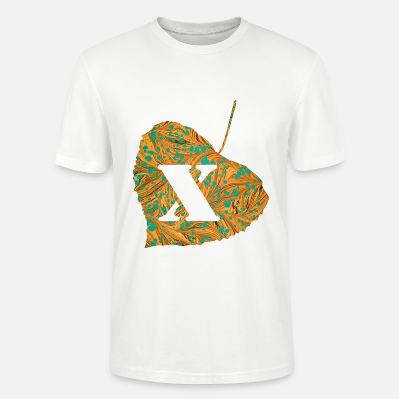 Feuille E 95 x - T-shirt bio CRAFTER Stanley Stella Unisexe - blanc