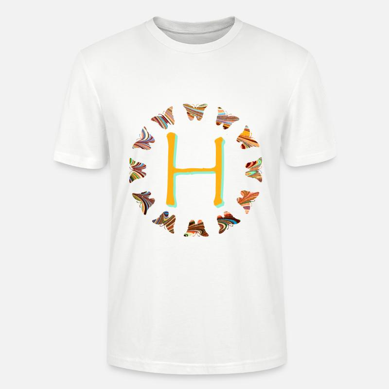 schmetterlinge e 56 h - Stanley/Stella Unisex Bio-T-Shirt CRAFTER - Weiß
