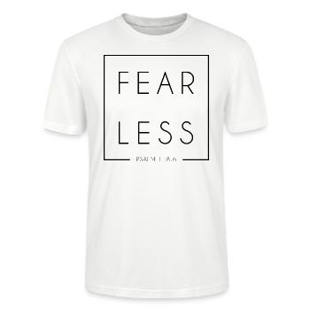FEARLESS - Stanley/Stella Unisex Bio-T-Shirt CRAFTER - Weiß - Vorne - Alina (178cm) & Michal (187cm)