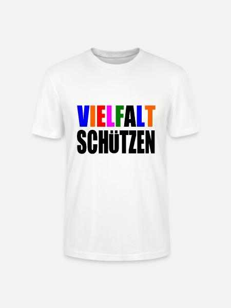 vielfalt schützen - Stanley/Stella Unisex Bio-T-Shirt CRAFTER - Weiß