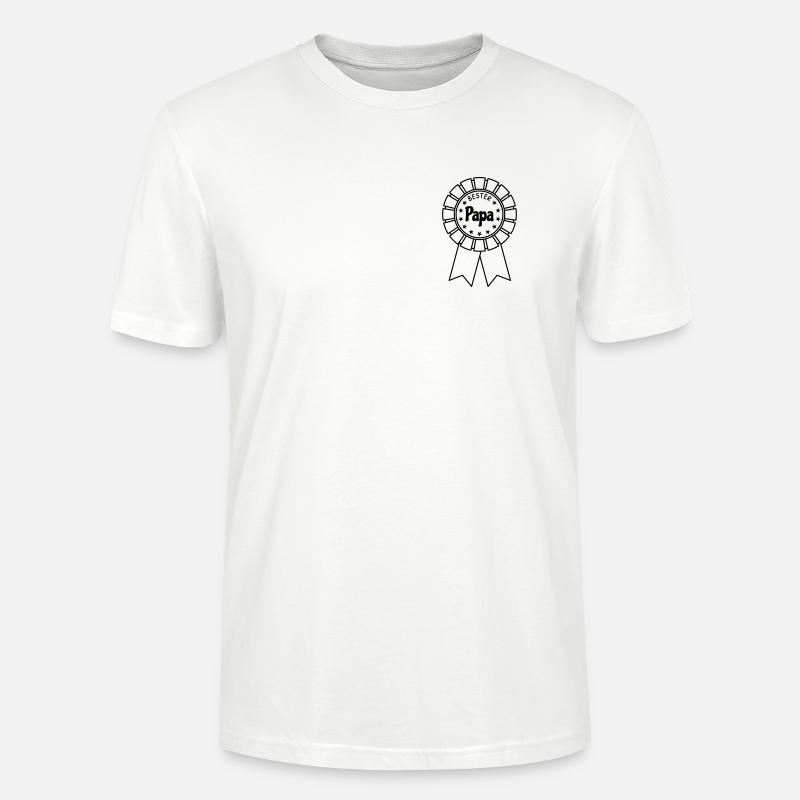 Bester Papa - Stanley/Stella Unisex Bio-T-Shirt CRAFTER - Weiß