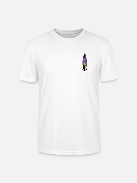 Lava Lampe Retro – Psychedelic Design - Stanley/Stella Unisex Bio-T-Shirt CRAFTER - Weiß