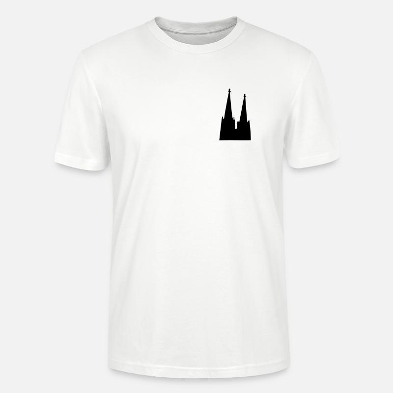 Der Kölner Dom zu Köln - Stanley/Stella Unisex Bio-T-Shirt CRAFTER - Weiß