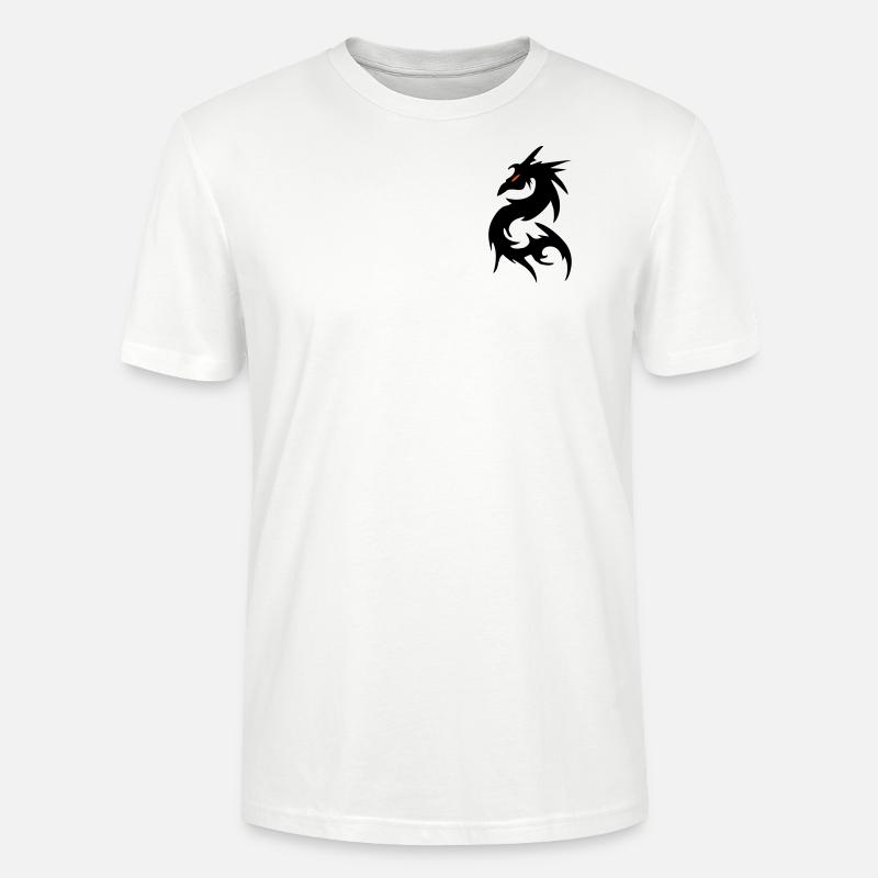 Dragon Logo - T-shirt bio CRAFTER Stanley Stella Unisexe - blanc